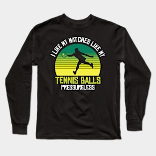 Tennis Player Long Sleeve T-Shirt